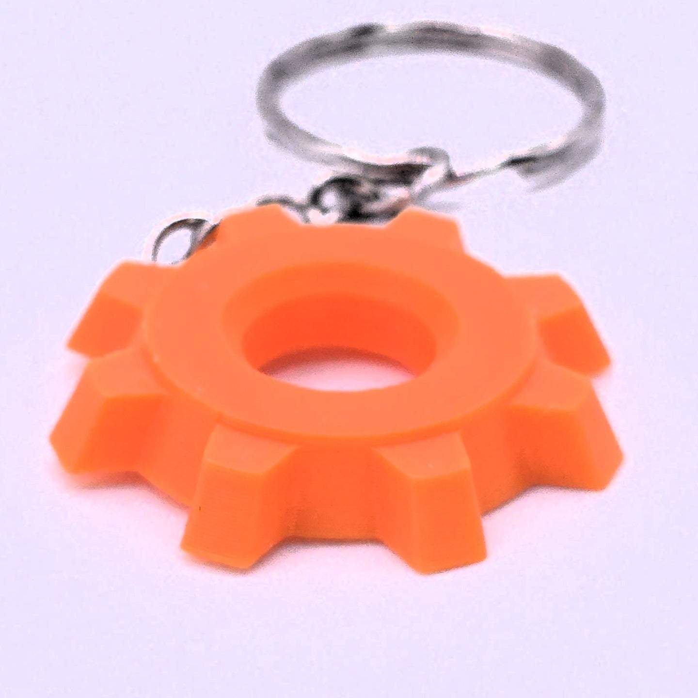 Orange Gear Cog Inspired By Factorio - Cool Gaming Stuff