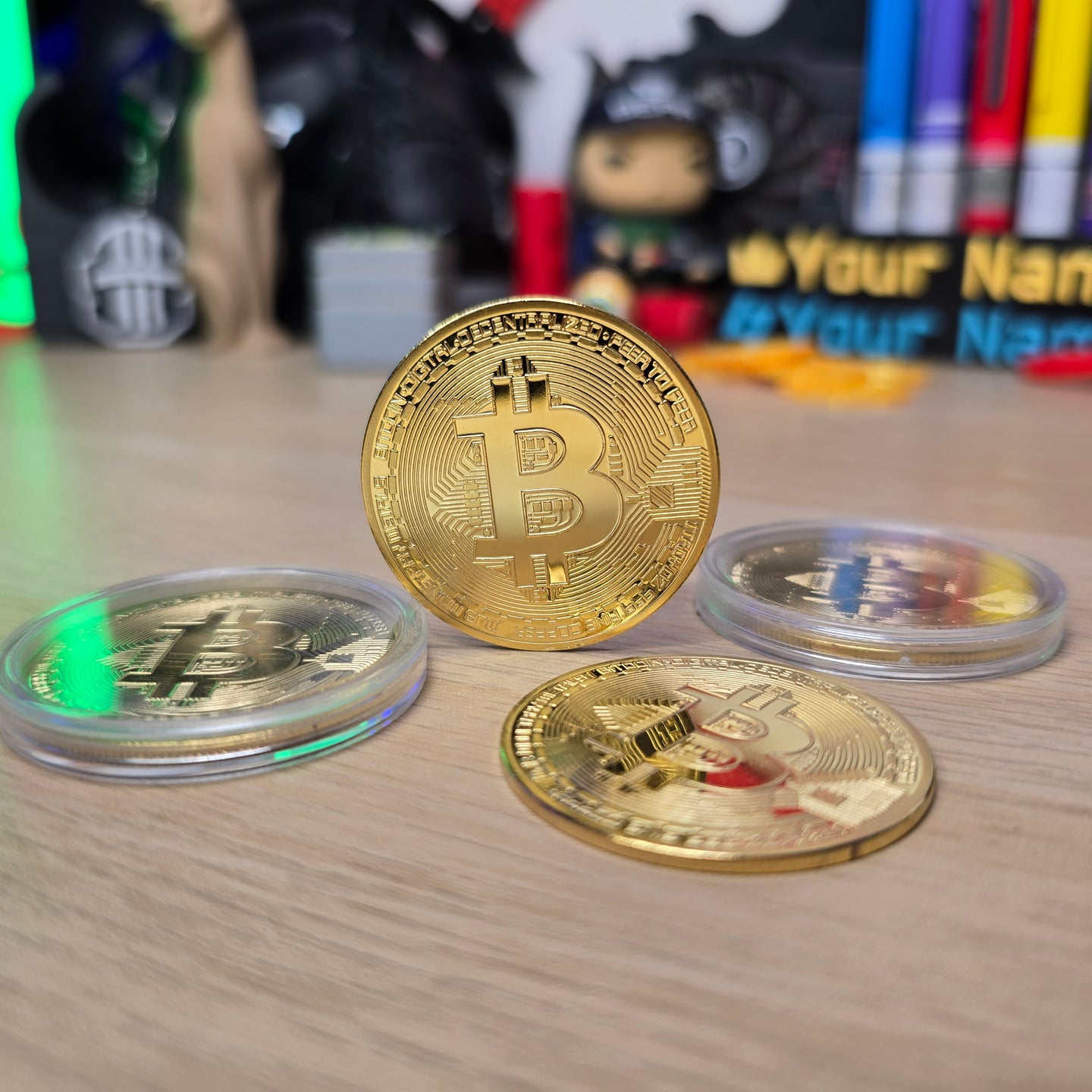 Physical Bitcoin Replica – Escape From Tarkov Cosplay Prop