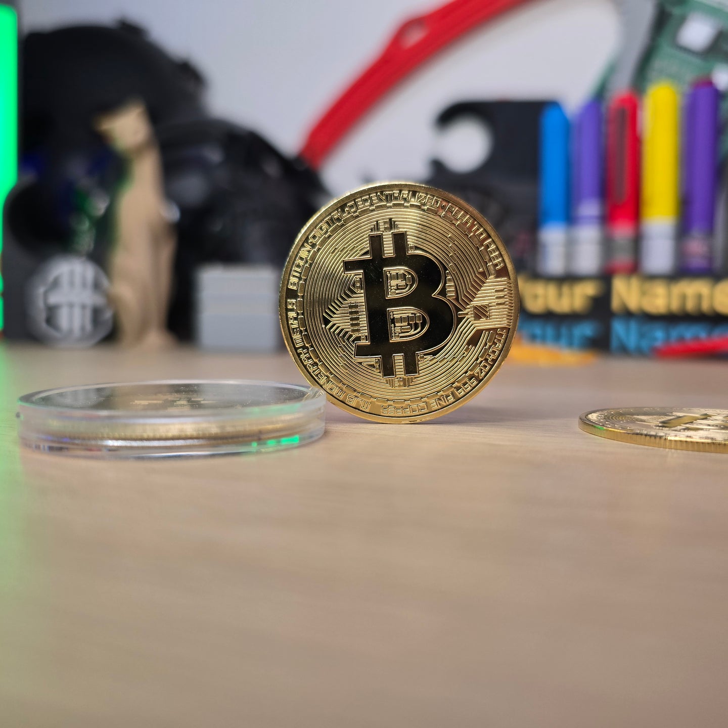 Physical Bitcoin Replica – Escape From Tarkov Cosplay Prop