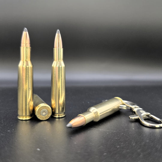 .222 Remington Bullet Keyring made from real inert varmint ammo – Cool Gaming Stuff UK
