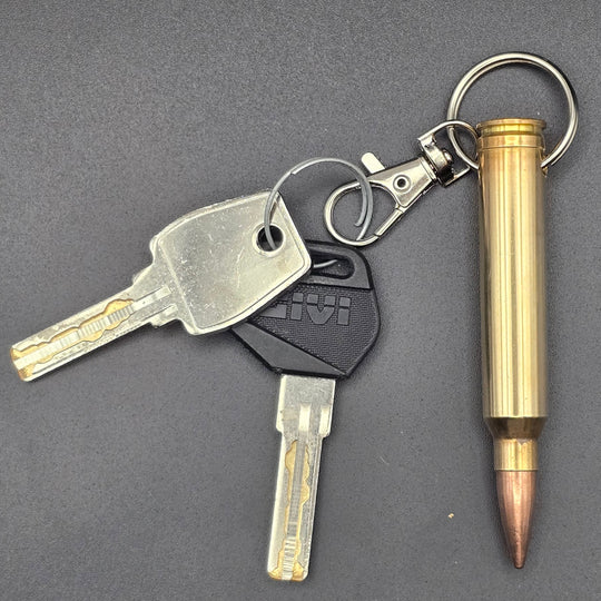.300 Winchester Magnum Bullet Keyring made from real inert brass ammo – Cool Gaming Stuff UK
