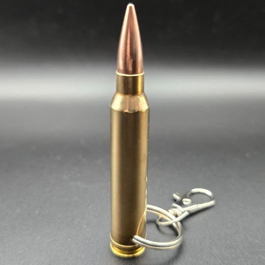 .300 Winchester Magnum Bullet Keyring made from real inert brass ammo – Cool Gaming Stuff UK
