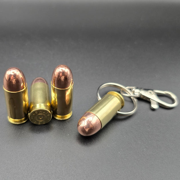.45 ACP Bullet Keyring made from real inert ammo – Cool Gaming Stuff UK
