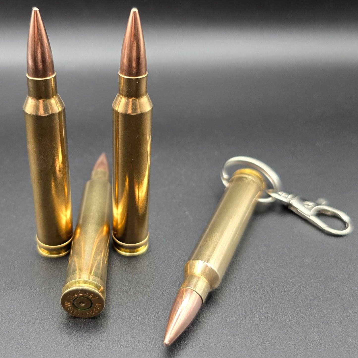 .300 Winchester Magnum Bullet Keyring & Inert Ammo