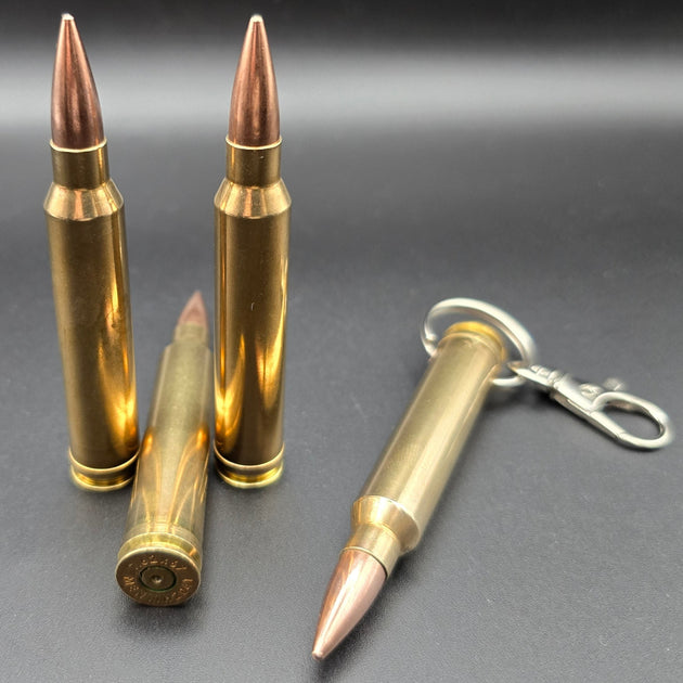 .300 Winchester Magnum Bullet Keyring & Inert Ammo - Cool Gaming Stuff