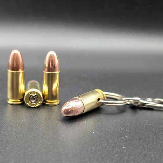 9mm Bullet Keyring & Inert Ammo