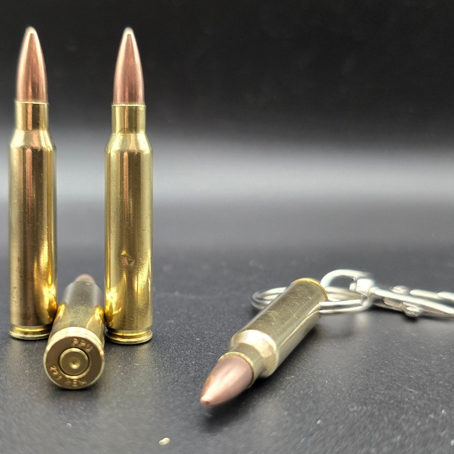 5.56x45mm Bullet Keyring & Inert Ammo