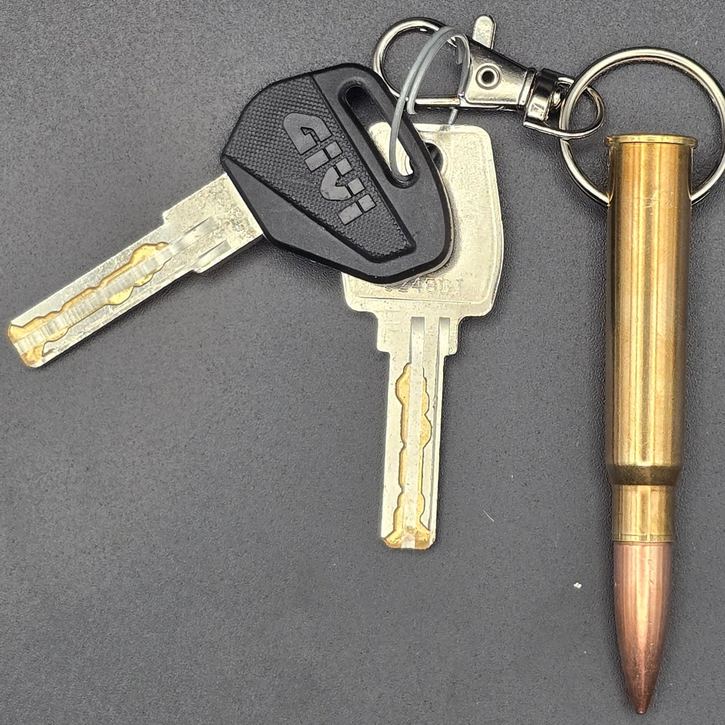 8x57 JRS Rimmed Bullet Keyring & Inert Ammo