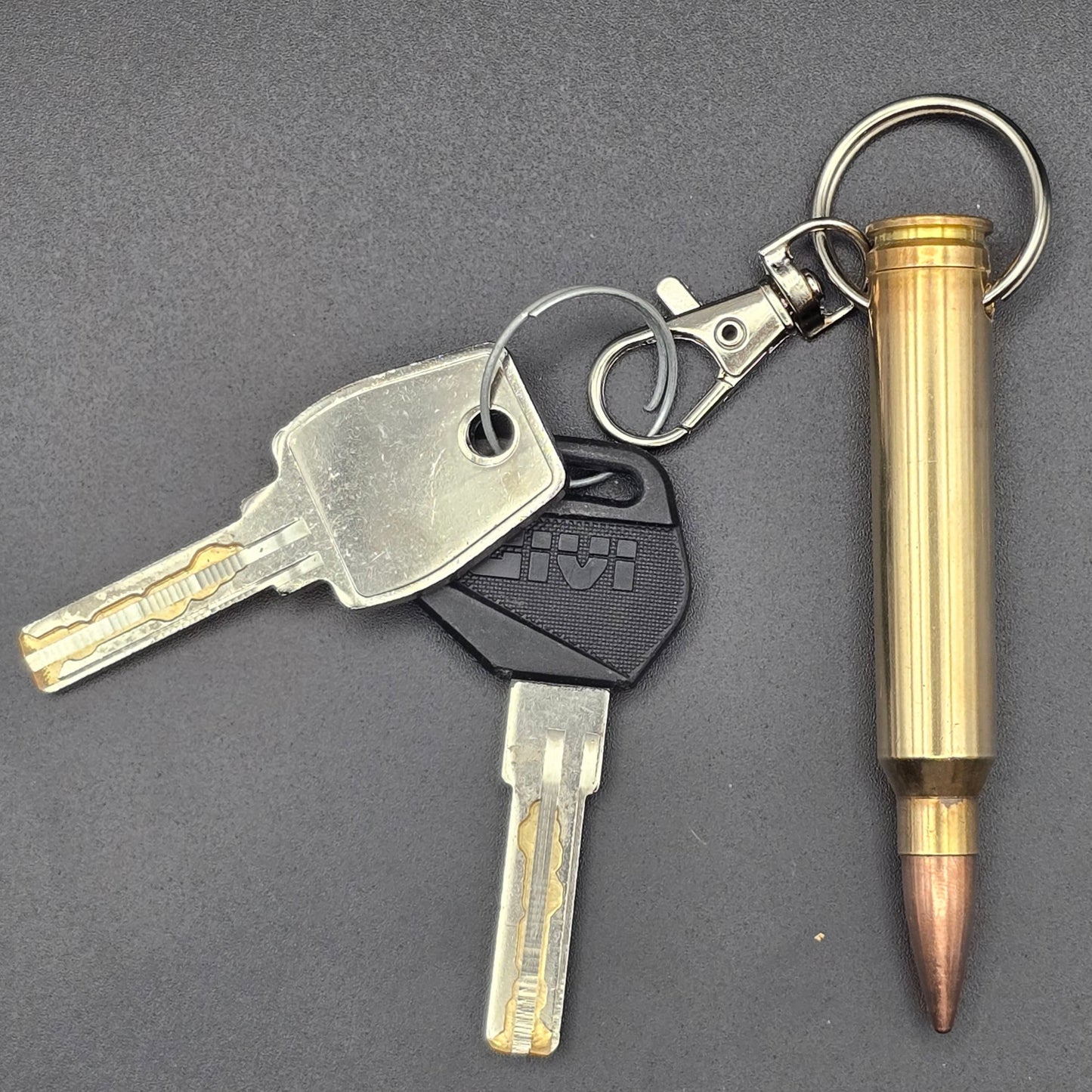 .300 Winchester Magnum Bullet Keyring & Inert Ammo