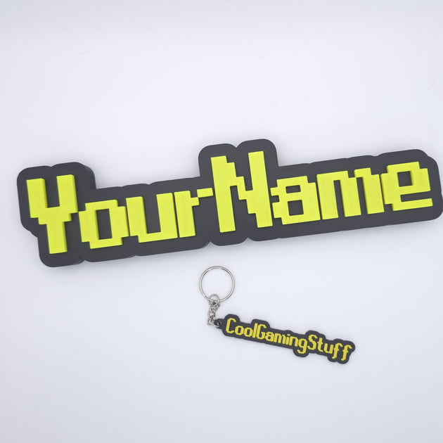 Personalized Glow in the Dark RuneScape Font Nameplates - Cool Gaming Stuff