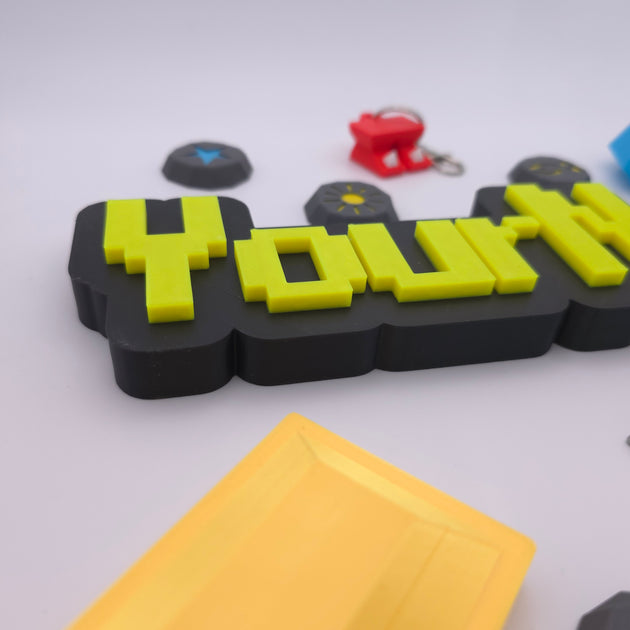 Personalized Glow in the Dark RuneScape Font Nameplates - Cool Gaming Stuff