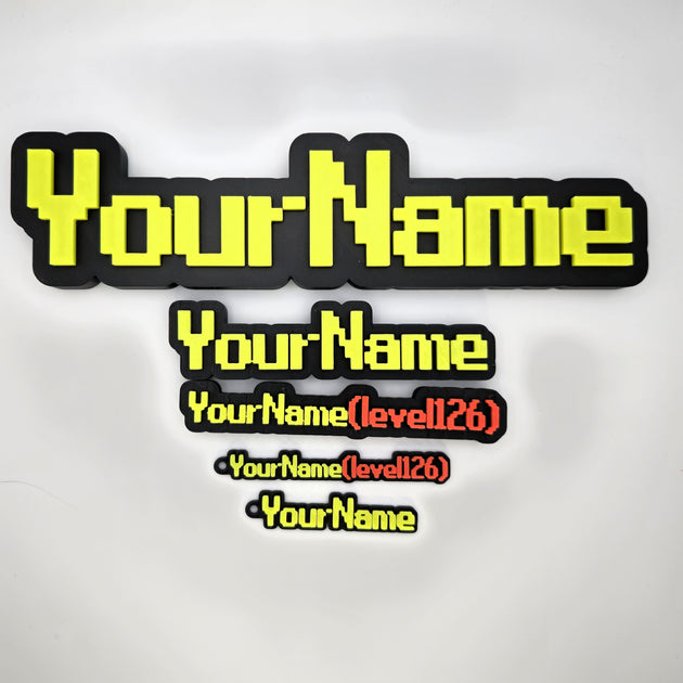 Personalized Glow in the Dark RuneScape Font Nameplates - Cool Gaming Stuff
