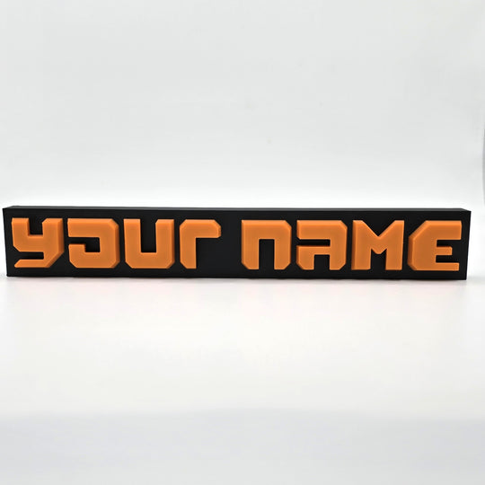 Factorio Style Nameplate - Cool Gaming Stuff