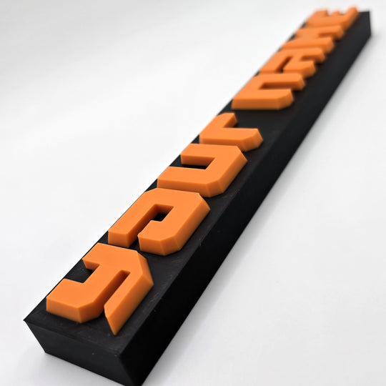 Factorio Style Nameplate - Cool Gaming Stuff