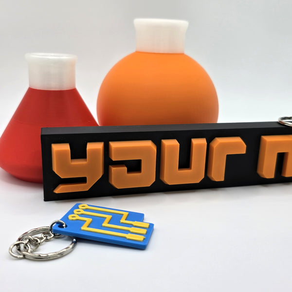 Factorio Style Nameplate - Cool Gaming Stuff