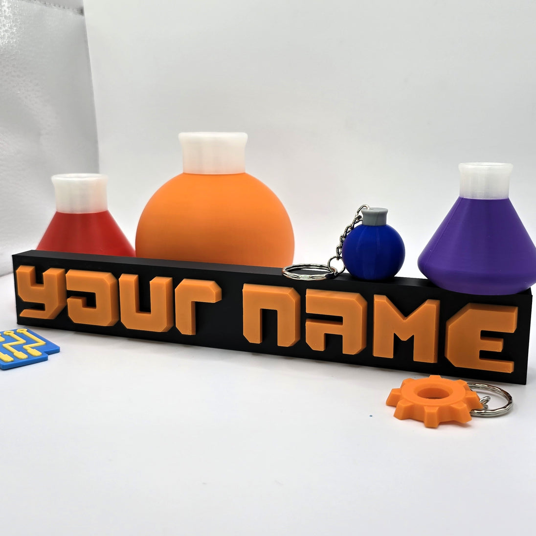 Factorio Style Nameplate - Cool Gaming Stuff