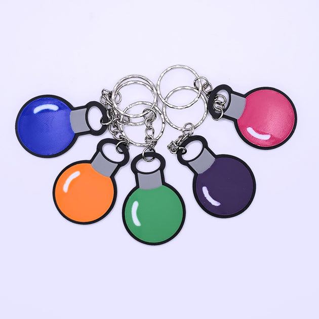 Factorio Science Keyring - Cool Gaming Stuff