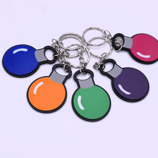 Factorio Science Keyring - Cool Gaming Stuff