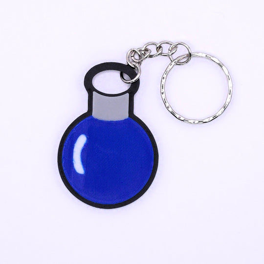 Factorio Science Keyring - Cool Gaming Stuff