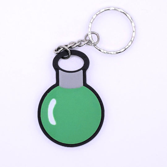 Factorio Science Keyring - Cool Gaming Stuff