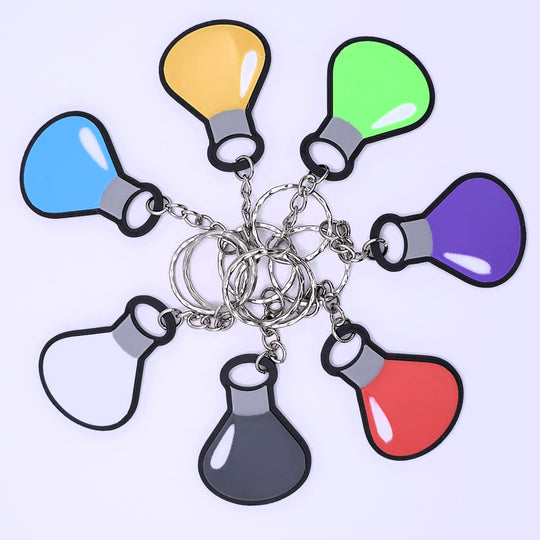 Factorio Science Keyring - Cool Gaming Stuff