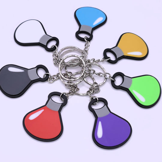 Factorio Science Keyring - Cool Gaming Stuff