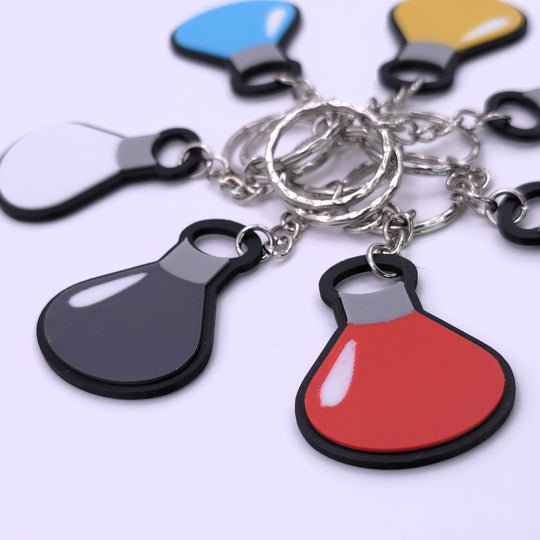 Factorio Science Keyring - Cool Gaming Stuff