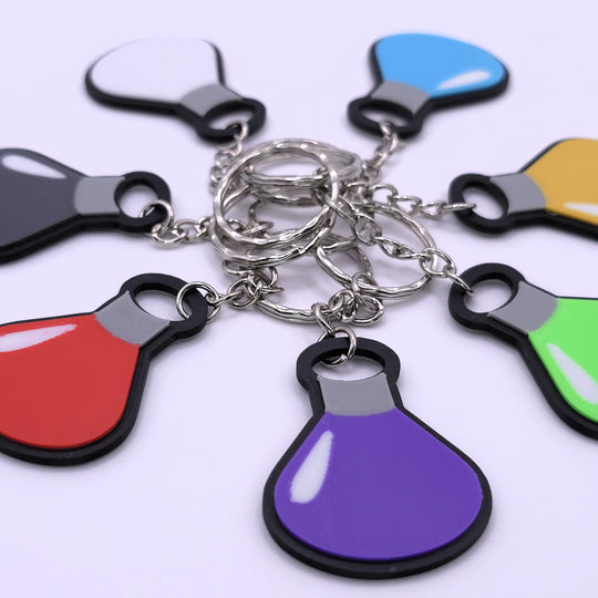 Factorio Science Keyring - Cool Gaming Stuff