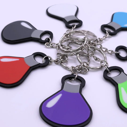 Factorio Science Keyring - Cool Gaming Stuff