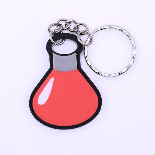 Factorio Science Keyring - Cool Gaming Stuff