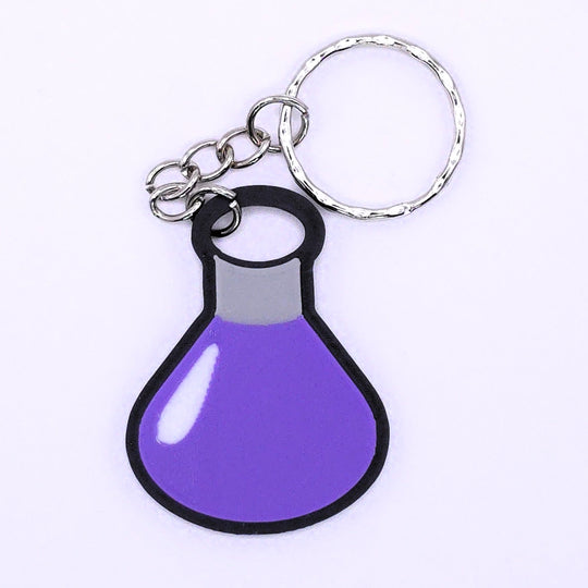 Factorio Science Keyring - Cool Gaming Stuff