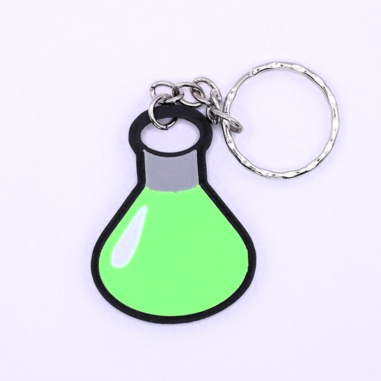 Factorio Science Keyring - Cool Gaming Stuff