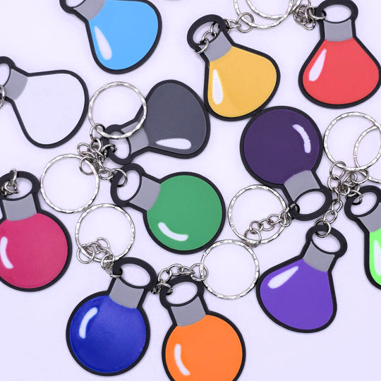 Factorio Science Keyring - Cool Gaming Stuff