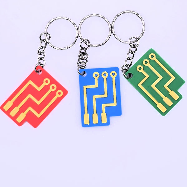 Factorio Circuit Keyring - Cool Gaming Stuff