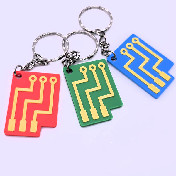 Factorio Circuit Keyring - Cool Gaming Stuff