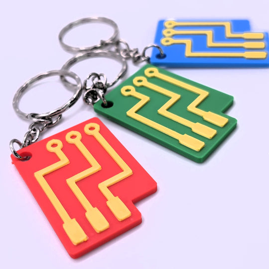 Factorio Circuit Keyring - Cool Gaming Stuff