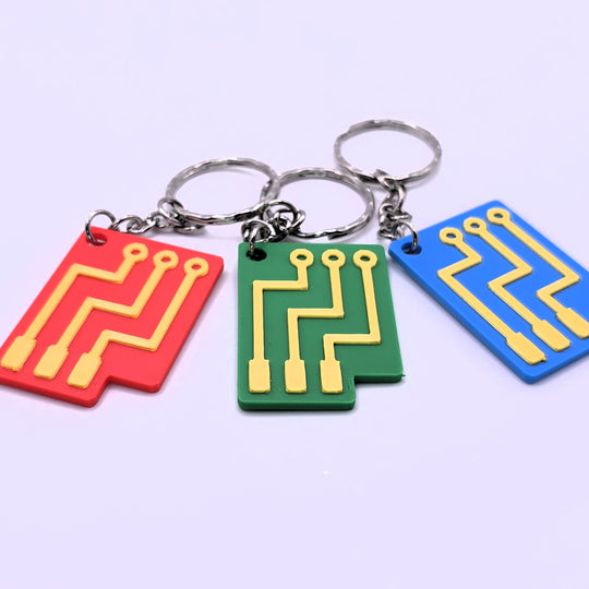 Factorio Circuit Keyring - Cool Gaming Stuff