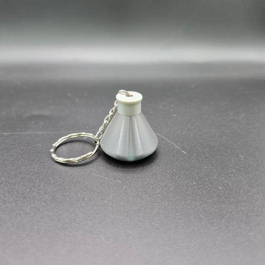 Factorio Science Flask Keyrings - Cool Gaming Stuff