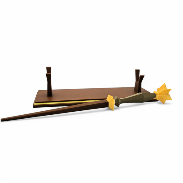 Runescape Master Wand Optional Stand & Custom Nameplate - Cool Gaming Stuff
