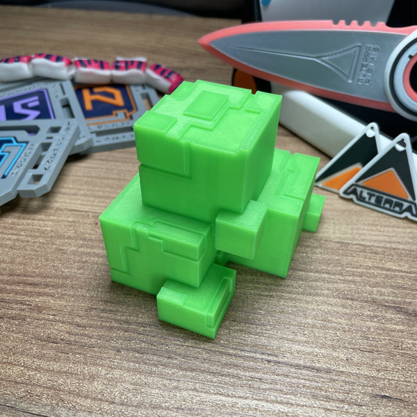 Subnautica inspired glowing cube replica