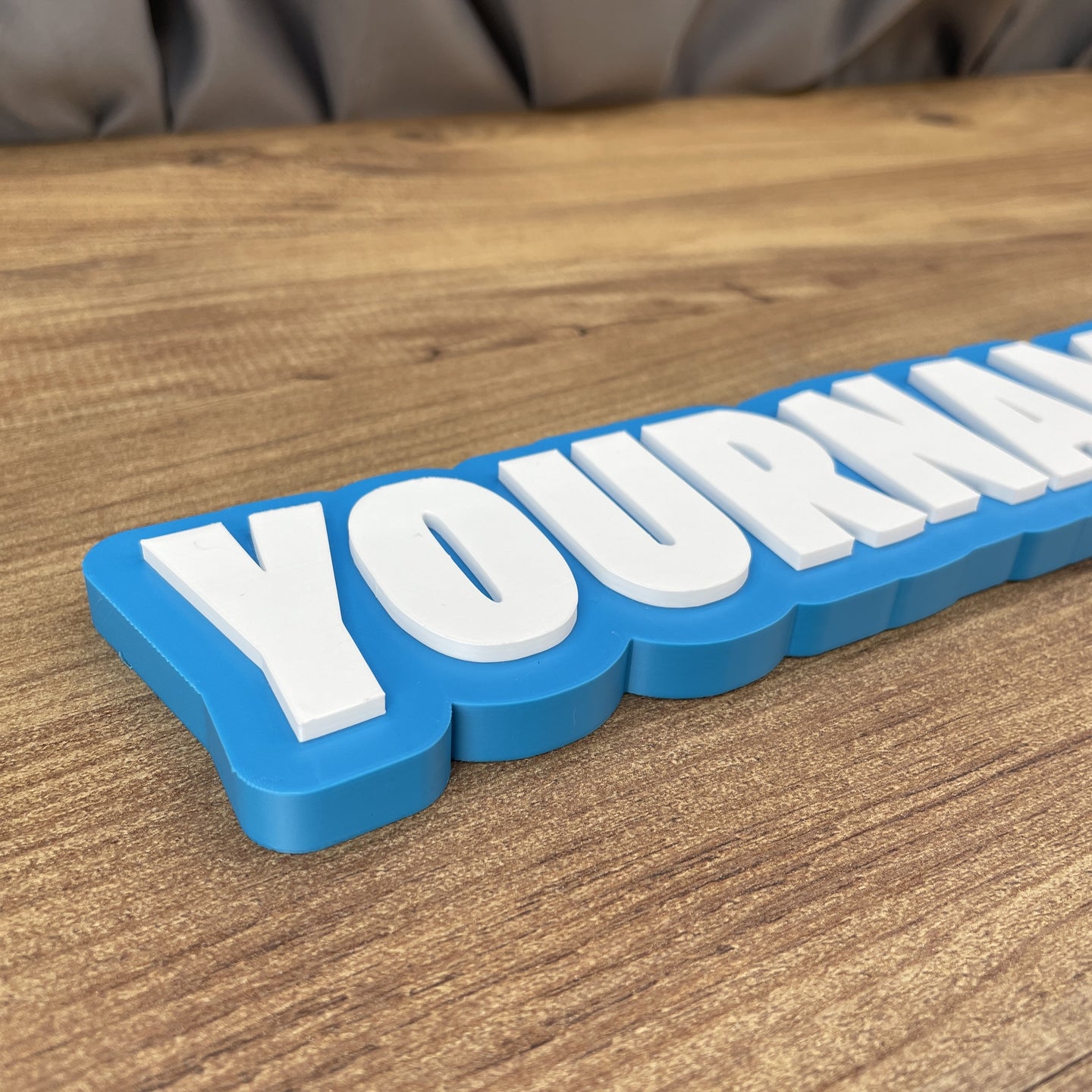 blue and white custom gamer name plate fortnite font