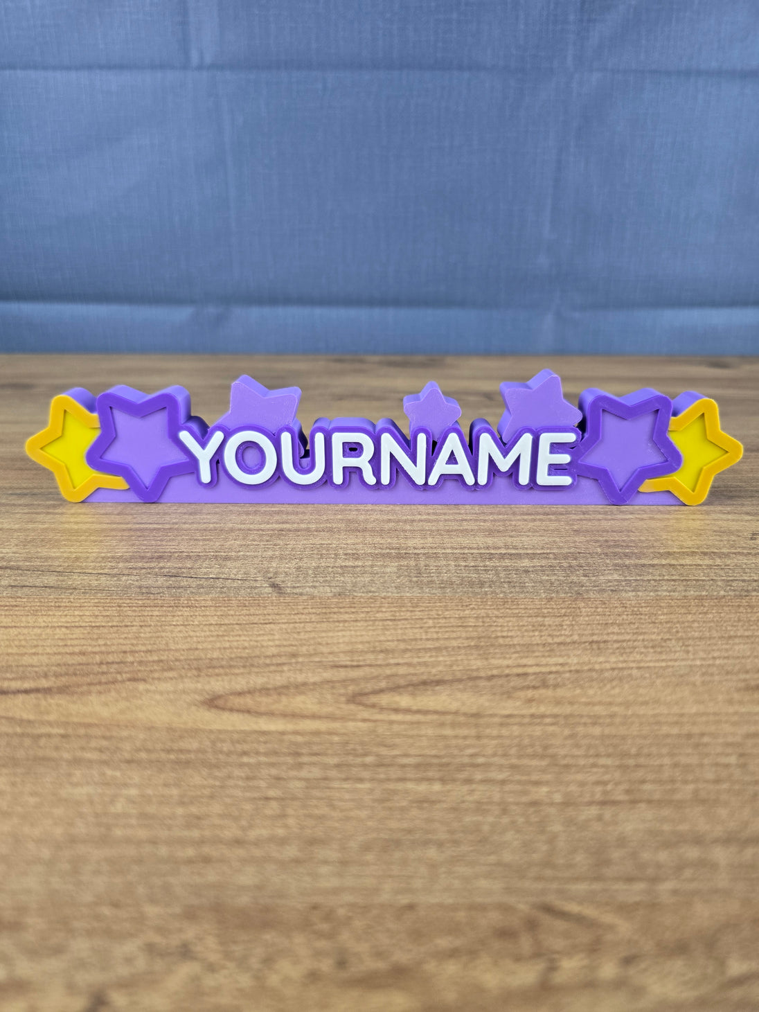 Personalized MMO gamer nameplate gift idea Palia style