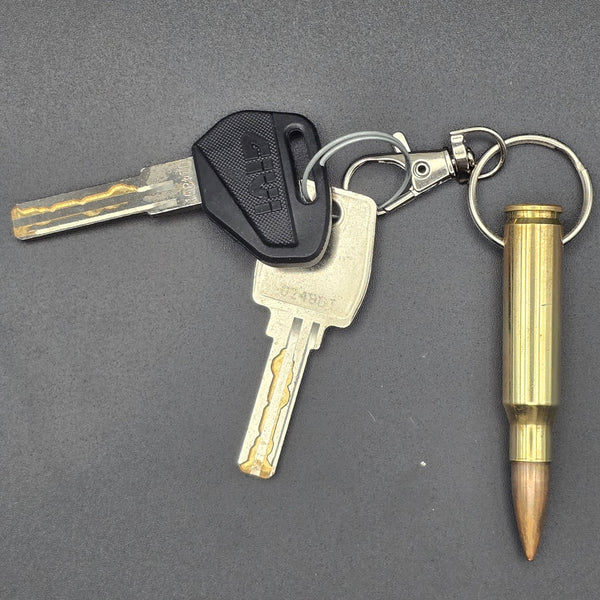 7.62x51 NATO Bullet Keyring made from real brass casing – Cool Gaming Stuff UK
