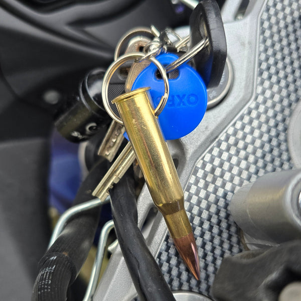 7.62x54R Bullet Keyring made from real inert surplus rifle ammo – Cool Gaming Stuff UK
