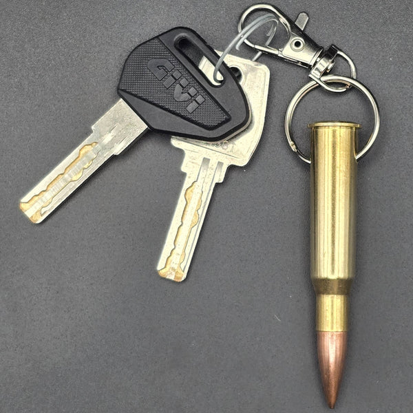 7.62x54R Bullet Keyring made from real inert surplus rifle ammo – Cool Gaming Stuff UK
