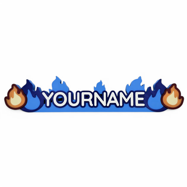 Custom Blazing Builder Palia-Inspired Nameplates - Cool Gaming Stuff