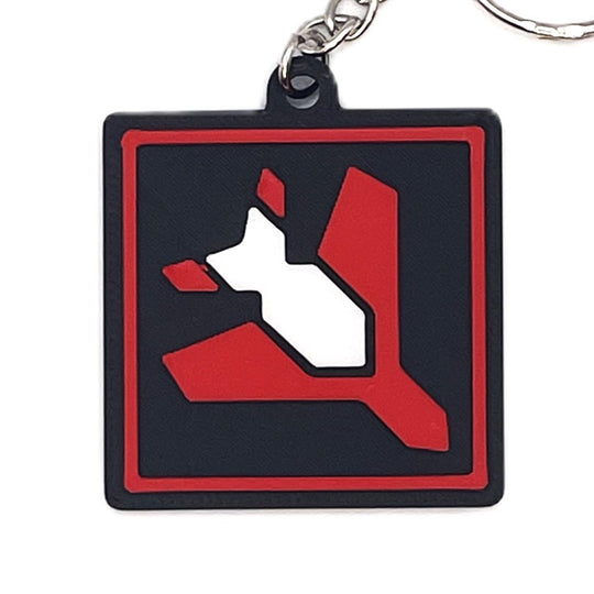 Square Stratagem Keychain Inspired By Helldivers - Cool Gaming Stuff