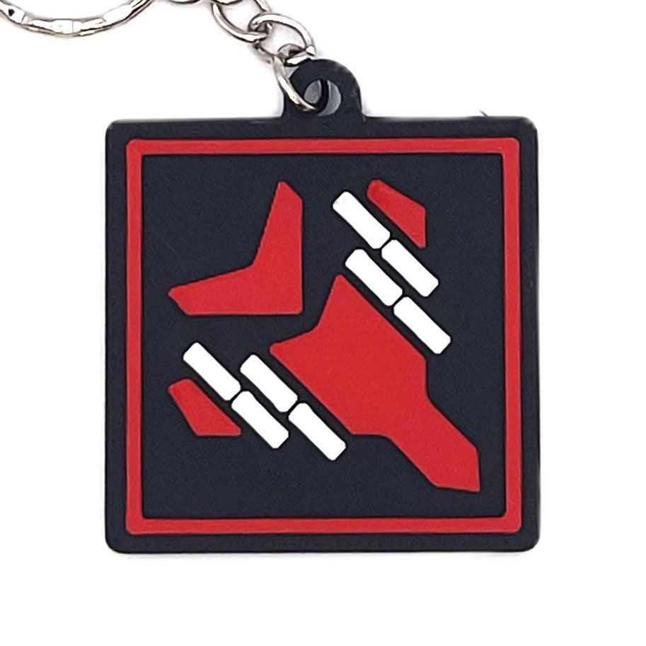 Square Stratagem Keychain Inspired By Helldivers - Cool Gaming Stuff