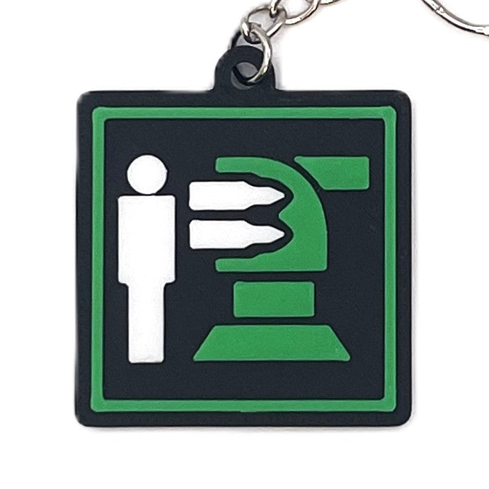 Square Stratagem Keychain Inspired By Helldivers - Cool Gaming Stuff