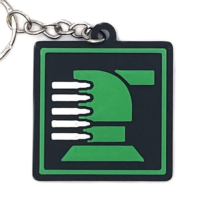 Square Stratagem Keychain Inspired By Helldivers - Cool Gaming Stuff